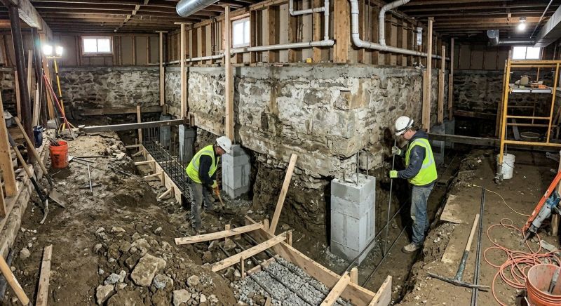 Basement Underpinning in Gilpin County, CO