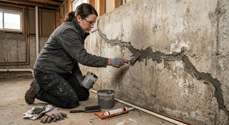 Cracked Basement Floor Repair in Gilpin County, CO