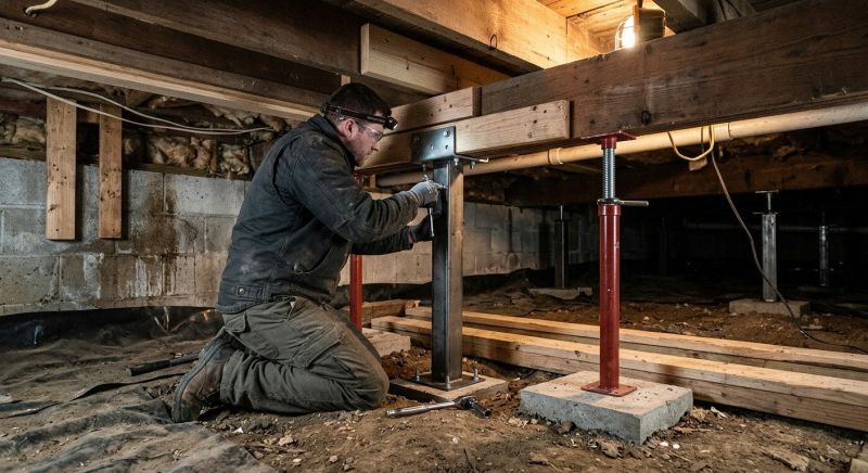 Crawlspace Structural Repair in Gilpin County, CO