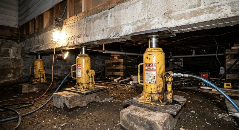 Foundation Jacking in Black Hawk, CO