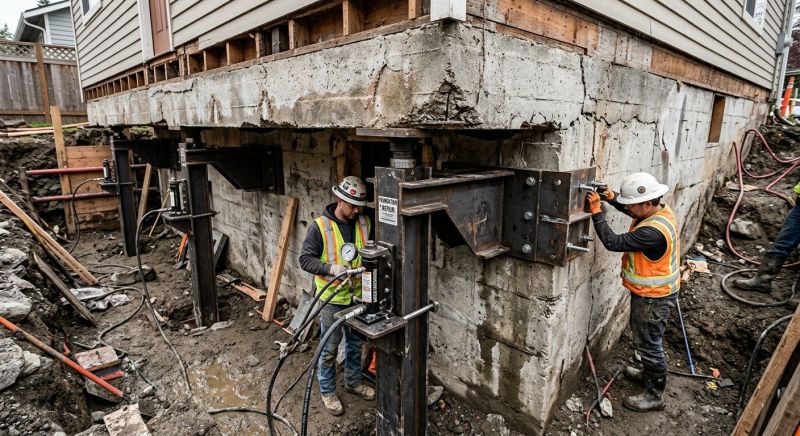 Foundation Lifting in Arvada, CO