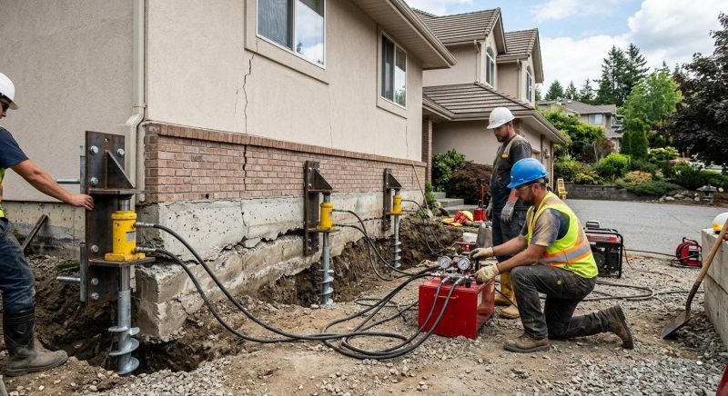 Sinking Foundation Lifting in Gilpin County, CO