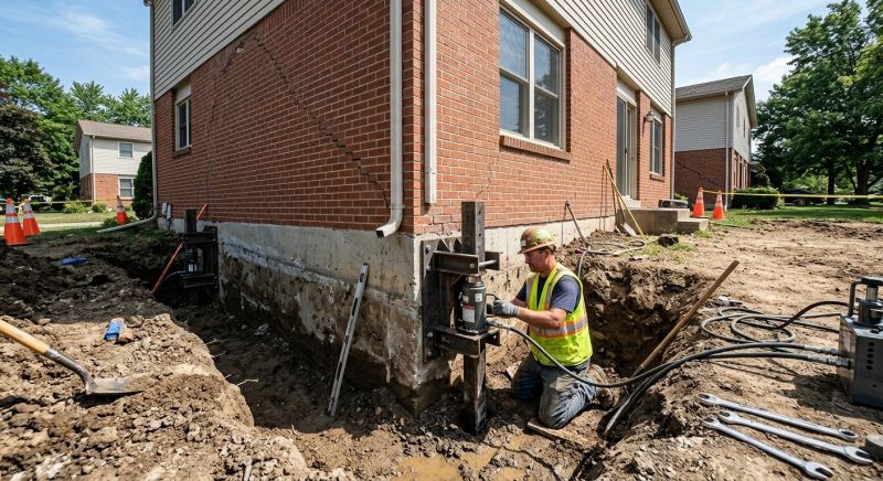 Sinking Foundation Repair in Arvada, CO