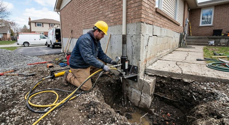 Sinking Foundation Repair in Evergreen, CO