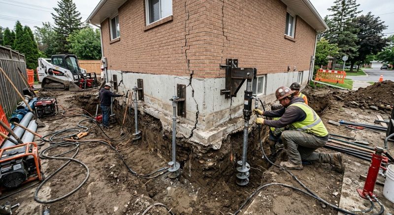 Sinking Foundation Repair in Wheat Ridge, CO